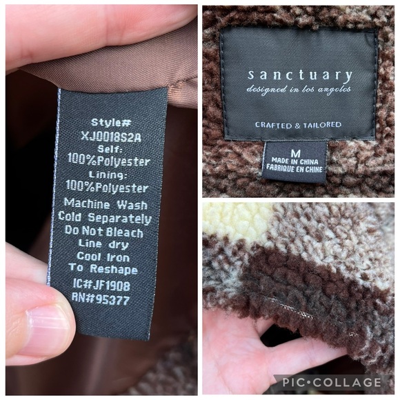 Sanctuary Plaid Teddy Jacket - Picture 14 of 14